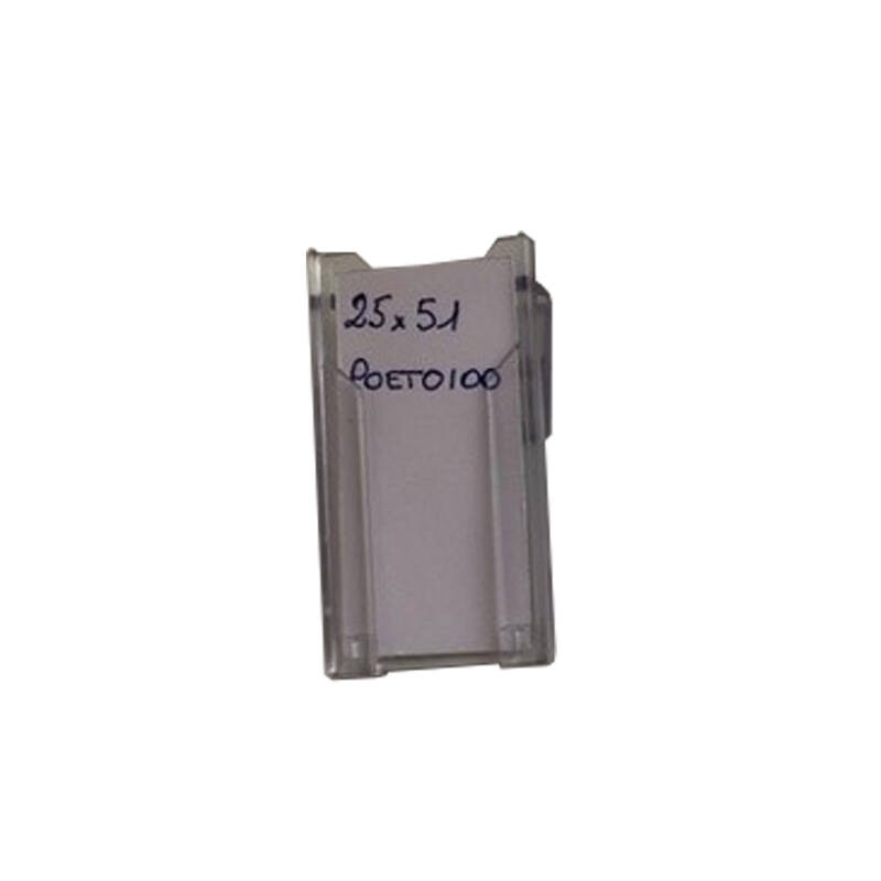 POET0100 – Porte-étiquettes 25x51 mm pour tiroirs et bacs - Médifroid